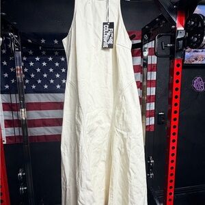 BDG Ivory Sleeveless Maxi Dress